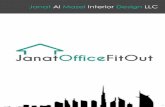 Janat Al MazelInteriorDesign LLC · 2019-04-18 · AboutUs Based in Dubai for over 9 years, Janat Al Manzel LLC is an established office fit out, design and commercial interiors specialist.