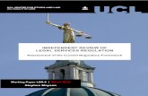 INDEPENDENT REVIEW OF LEGAL SERVICES REGULATION€¦ ·