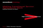 Making Transitional Service Agreements Work/media/accenture/...4 | Making Transitional Service Agreements Work: Leading Practices for Sellers Divestitures generate little of the buzz