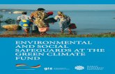 ENVIRONMENTAL AND SOCIAL SAFEGUARDS AT THE GREEN … · 2018-06-18 · 2 WRI.org The Green Climate Fund (GCF) is an international fund that aims to support climate change mitigation