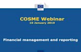 COSME Webinarec.europa.eu/easme/sites/easme-site/files/financial... · 2019-02-15 · According to employment contract Dr. Bianchi –full time project manager – works 8 hours/day,
