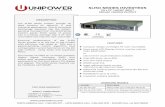 SLI50 SERIES INVERTERS - UNIPOWER LLCwithout a battery in he ircuit, as long as e sre as e neessary rren aai to ssain the inverters inrs rren and e curren variatins inded lad chanes