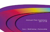 Annual Plan Summary 2011/14 - CWP€¦ · Annual Plan Summary 2011/14 . Introduction Welcome to this summary of Cheshire and Wirral Partnership NHS Foundation Trust’s Annual Plan