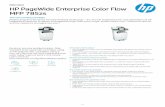 MFP 785zs HP PageWide Enter prise Color Flowh20195. · colour page. Print more pages and replace car tridges less of ten with optional high-yield car tridges. Print even faster –