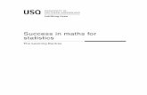Success in maths for statistics - University of Southern ......1.2 Success in maths for statistics 1.2 Positioning numbers Let’s picture numbers on the number line.This allows us