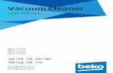 Vacuum Cleaner - Bekodownload.beko.com/Download.UsageManualsBeko/SR/sr_RS... · 2018-01-16 · 4 / 86 EN Vacuum cleaner / User manual This section contains safety instructions that