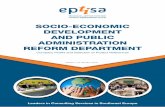 SOCIO-ECONOMIC DEVELOPMENT AND PUBLIC ADMINISTRATION REFORM … · 2015-02-06 · Management, Health, Energy and Agriculture, as well as Socio Economic Development and Public Administration