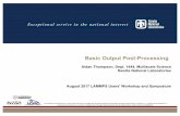 Basic Output Post-Processing€¦ · Basic Output Post-Processing Aidan Thompson, Dept. 1444, Multiscale Science Sandia National Laboratories August 2017 LAMMPS Users' Workshop and