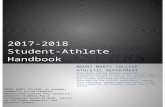2017-2018 Student-Athlete Handbook · Web view2017-2018 Student-Athlete Handbook MOUNT MARTY COLLEGE, an academic community in the Catholic Benedictine liberal arts tradition, prepares