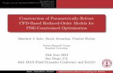 Construction of Parametrically-Robust CFD-Based Reduced ...math.lbl.gov/~mjzahr/content/slides/zahr2013aiaa1.pdfConclusion Construction of Parametrically-Robust CFD-Based Reduced-Order