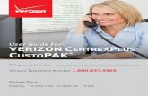 User Guide for VERIZON CENTREX PAK...EWSD (S IEMENS) DMS 10 SI P CALL HOLD CustoPAK Call Hold enables you to place a call on hold for an extended period of time — provided neither