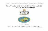 NAVAL OPERATIONS AND SEAMANSHIP · NAVAL RESERVE OFFICERS TRAINING CORPS NAVAL OPERATIONS AND SEAMANSHIP LETTER OF PROMULGATION The Naval Operations and Seamanship curriculum guide