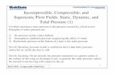 Incompressible, Compressible, and Supersonic Flow Fields ...mae-nas.eng.usu.edu/MAE_5420_Web/section5/section.5.5.pdfMAE 5420 - Compressible Fluid Flow! 2! Incompressible, Compressible,