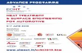 Following the successful Conference organised in 2015 in ... News/ECHT_programm… · Following the successful Conference organised in 2015 in Venice, the Italian Association for