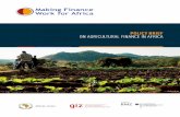 Policy brief on agricultural finance in africa...Policy brief on agricultural finance in africa v foreword The global food price crisis has moved agricultural finance on top of the