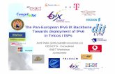 CEO/CTO - Consulintel Jordi Palet (jordi.palet@consulintel ...-1 The Pan-European IPv6 IX Backbone Towards deployment of IPv6 in Telcos / ISPs Jordi Palet (jordi.palet@consulintel.es)