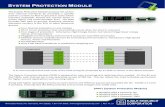 SYSTEM PROTECTION MODULE · The System Protec on Module (SPM) is designed for easy moun ng and replacing when needed. On the 8V and 35V SPMs, each channel has a max opera ng current