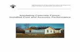 Insulating Concrete Forms: Installed Cost and …Insulating Concrete Forms: Installed Cost and Acoustic Performance Acknowledgments The NAHB Research Center Inc., located in Prince