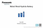 Nickel Metal Hydride Battery · 2020-02-18 · Nickel Metal Hydride Battery. Feb, 2020 2 / 14 Features 1. Wide range of operating temperature. Enables to use under severe condition