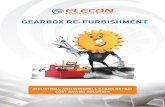 Refurbishment Leaflet Madurai - Elecon Engineering · 2017-03-20 · þ Case carburizing & Nitriding treatment ... þ Co-ordinate measuring machine to check gear case dimension. Before