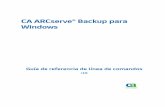 CA ARCserve® Backup para Windows · 2015-04-15 · Referencias a productos de CA Technologies En este documento se hace referencia a los siguientes productos de CA Technologies: