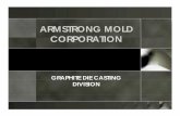 ARMSTRONG MOLD CORPORATION · slated for die casting to the Graphite Die Casting process from Armstrong Mold Corp. The benefits we see at this time are: Excerpt from an e-mail received