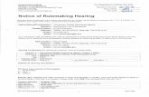 Notice of Rulemaking Hearing...Rulemaking Hearing Rules of the Tennessee Wildlife Resources Agency Rule Chapter 1660-02-07 Rules and Regulations Governing Operations of Vessels Repeal