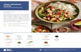 Thai Chicken Curry - Blue Apron · 2017-12-12 · Thai Chicken Curry with Carrots & Bok Choy Floral & Aromatic MATCH YOUR BLUE APRON WINE Serve a bottle with this symbol for a great