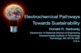 Electrochemical Pathways Towards Sustainabilityilp.mit.edu/images/conferences/2011/RD/Sadoway.pdfCurrent density Cycles Cycles analyzed Columbic efficiency Energy efficiency Fade rate