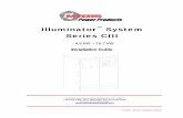 Illuminator System Series CIII - Myers Power Products CIII - 114200d - Manual Installation...UPS. WARNING • Do not install the system outdoors. • Do not install near gas or electric