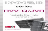 RVV-Q/JVR - Koolair · RVV-Q / JVR 1 CONTENT Introduction RVV-Q 2 Models and dimensions RVV-Q 3 Technical data. Selection tables RVV-Q 4 Technical data. Selection graphs RVV-Q 22