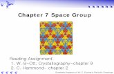 Chapter 7 Space Group - Seoul National Universityshhong.snu.ac.kr/lecture/2014_02/2014 chapter 7-SHH.pdf · 2014-10-10 · Space Groups -asymmetric unit-The asymmetric unit of a space
