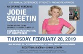 th ANNUAL EXPERIENCE, STRENGTH AND HOPE AWARDS …an evening honoring jodie sweetin 10th annual experience, strength and hope awards tv and film star, author of unsweetined, a memoir