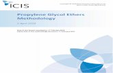 Propylene Glycol Ethers Methodology - Amazon S3 · 2019-05-24 · Rationale for propylene glycol ethers methodology All ICIS-published spot assessments in the weekly propylene glycol