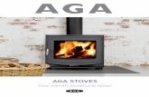 AGA STOVES...pan, fire fence and front ash tray. As well as being simple and easy to use, it can be left to burn overnight. It features the classic AGA black “cool touch” wire