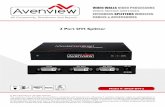 2 Port DVI Splitter - Avenview · The Avenview SplIT-DVI-2, 2 port DVI Splitter, has been tested for conformance to safety regulations and requirements, and has been certified for