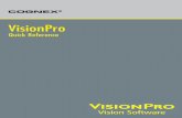 VisionPro - Cognex · • If your computer does not already have Microsoft Visual Studio Redistributables installed, they will automatically be ... Be aware the extension does not