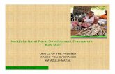 KwaZulu-Natal Rural Development Framework ( …...KwaZulu-Natal Rural Development Framework ( KZN RDF) OFFICE OF THE PREMIER MACRO POLICY BRANCH KWAZULU-NATAL KZN Office of the PremierSTRUCTURE