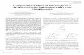 Computational Study of Intramolecular Heterocyclic …...Computational Study of Intramolecular Heterocyclic Ring Formation with Cyclic Phosphazenes Whelton A. Miller III Department