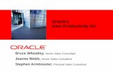 Oracleâ€ں 2010-05-20آ  â€¢Limited training, business, and technical resources. ... Oracleâ€™s User Productivity