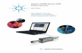 Agilent U2000 Series USB Power Sensors€¦ · high-performance models, the U2000 Series USB power sensors offer com-pact, high-performance solutions for today’s CW and modulated