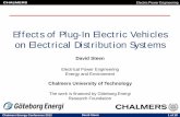 Effects of Plug-In Electric Vehicles on Electrical Distribution Systems · 2012-05-22 · Electric Power Engineering Chalmers Energy Conference 2012 David Steen 1 of 19 Effects of