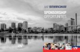 SPONSORSHIP OPPORTUNITIES...AAF BIRMINGHAM SPONSORSHIP OPPORTUNITIES aafbirmingham.com The mission of AAF Birmingham is to promote excellence in advertising through professional education,