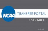 TRANSFER PORTAL - Amazon Web Servicesncaa.s3.amazonaws.com/.../DII_TransferPortal_UserGuide.pdf · 2018-10-12 · transfer portal users. When providing access to the transfer portal