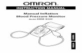 INSTRUCTION MANUAL Manual Inflation Blood Pressure Monitoromronhealthcare.com/wp-content/uploads/hem-432cn2_-_2005... · 2018-04-02 · Manual Inflation Blood Pressure Monitor Model