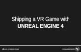 Shipping a VR Game with...Tips for VR Development Enable VR Instanced Stereo Rendering Lets us use a single draw call to draw both the left and right eyes, saving CPU (and some GPU)