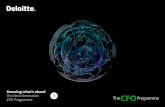 CFO Programme The CFO Programme - Deloitte€¦ · The CFO Programme is exclusively for those participants, nominated by their current Group CFO, who: • Are recognised as having