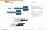 Changeover switches ATyS...A. 120 Functions ATyS products are 3 and 4-pole switches remotely controlled by volt free contacts (ATyS 3) or automatic transfer switches (ATyS 6). They