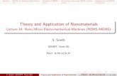 Theory and Application of Nanomaterialsahrenkiel.sdsmt.edu/courses/Fall2019/NANO702/... · This form readily shows the system sensitivity is dependent on Qo, as the higher this is,
