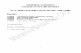 MAKERERE UNIVERSITY COLLEGE OF HEALTH SCIENCES …chs.mak.ac.ug/system/files/Year 1 - Timetable - 2015 (1)_0.pdf1 MAKERERE UNIVERSITY COLLEGE OF HEALTH SCIENCES 2015/2016 YEAR ONE